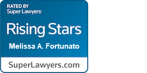 Super Lawyers Rising Stars badge - Melissa Fortunato